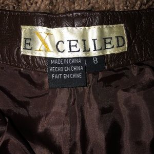 Women 100% leather pants